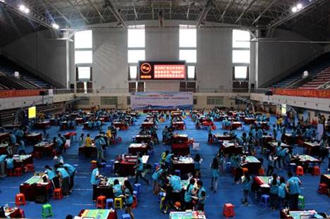 说明:ERP比赛现场